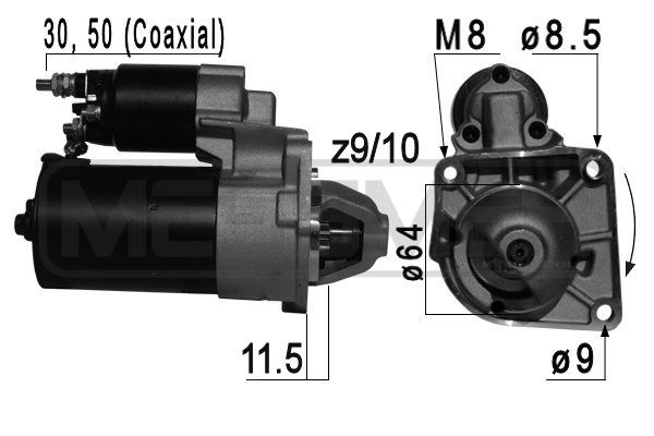 MESSMER Starteris 220697