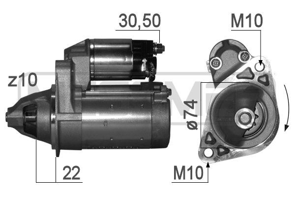 MESSMER Starteris 220829