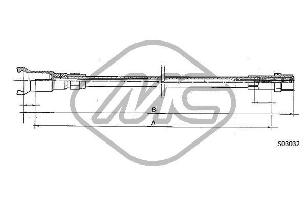 METALCAUCHO Spidometra trose 80781