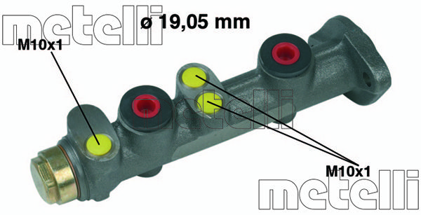 METELLI Главный тормозной цилиндр 05-0025