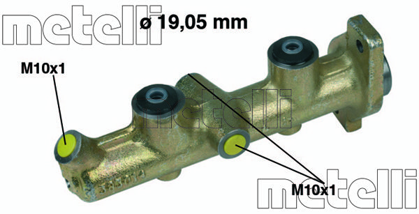 METELLI Galvenais bremžu cilindrs 05-0036
