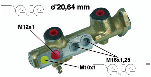 METELLI Galvenais bremžu cilindrs 05-0069