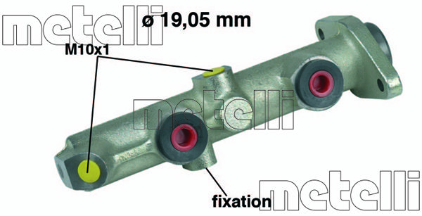 METELLI Главный тормозной цилиндр 05-0074