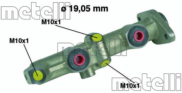 METELLI Главный тормозной цилиндр 05-0075