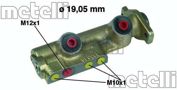 METELLI Galvenais bremžu cilindrs 05-0080