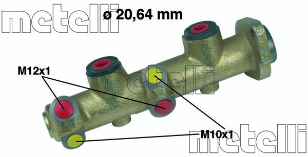 METELLI Galvenais bremžu cilindrs 05-0136