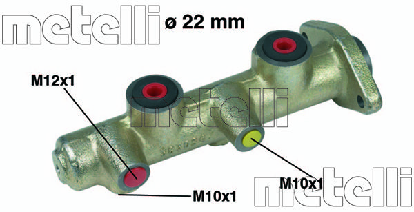 METELLI Galvenais bremžu cilindrs 05-0167
