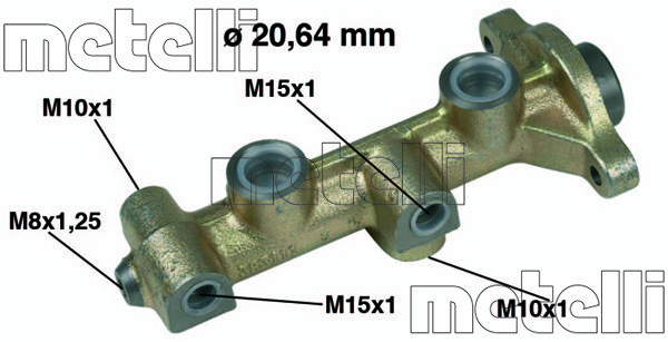 METELLI Galvenais bremžu cilindrs 05-0178