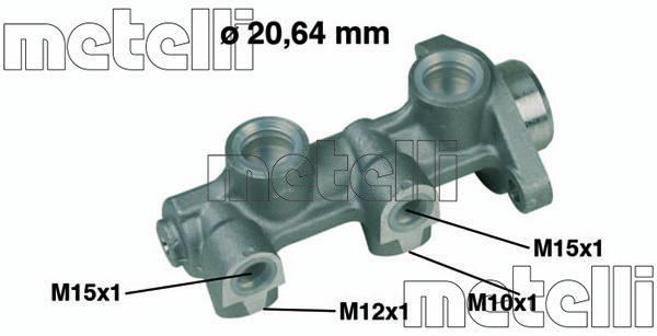METELLI Galvenais bremžu cilindrs 05-0181