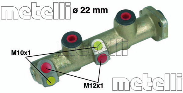 METELLI Galvenais bremžu cilindrs 05-0200