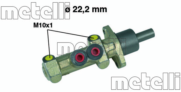 METELLI Galvenais bremžu cilindrs 05-0227