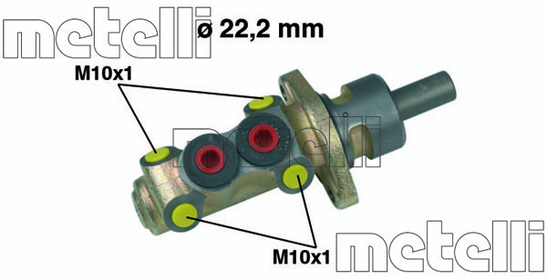 METELLI Galvenais bremžu cilindrs 05-0258