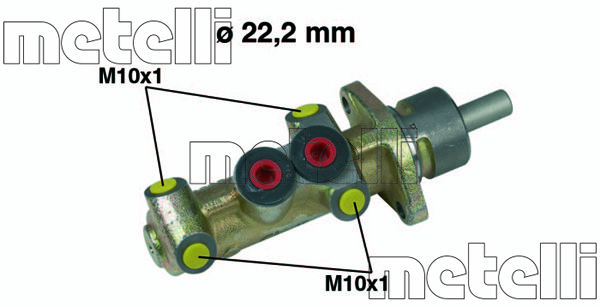 METELLI Galvenais bremžu cilindrs 05-0264