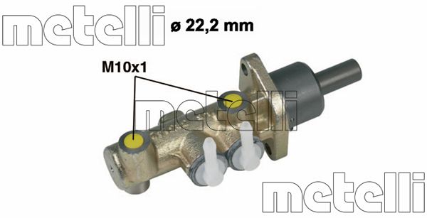 METELLI Главный тормозной цилиндр 05-0279