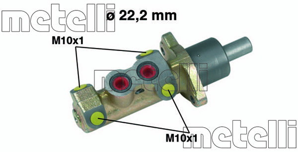 METELLI Galvenais bremžu cilindrs 05-0326