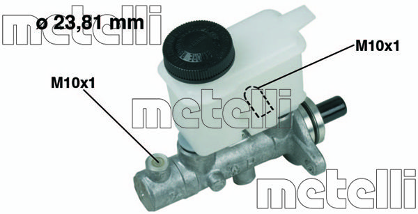 METELLI Galvenais bremžu cilindrs 05-0331