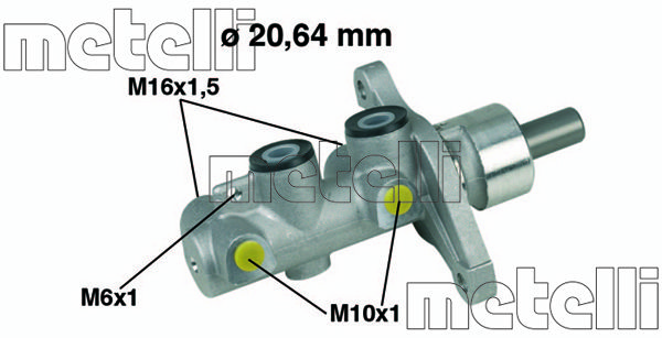 METELLI Главный тормозной цилиндр 05-0346