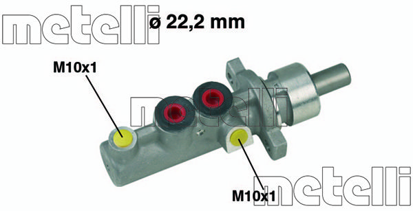 METELLI Главный тормозной цилиндр 05-0348