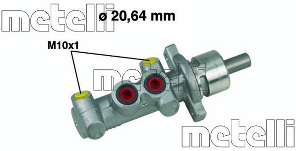 METELLI Galvenais bremžu cilindrs 05-0396