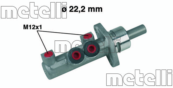 METELLI Galvenais bremžu cilindrs 05-0403