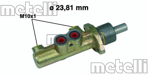 METELLI Galvenais bremžu cilindrs 05-0411