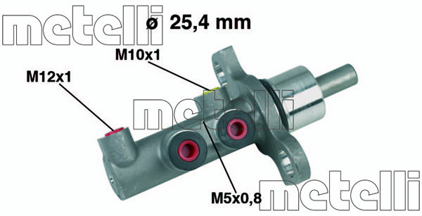 METELLI Главный тормозной цилиндр 05-0438