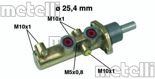 METELLI Galvenais bremžu cilindrs 05-0446