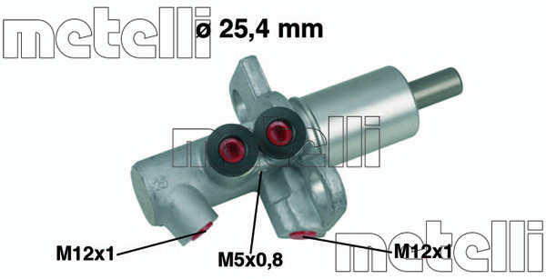 METELLI Главный тормозной цилиндр 05-0458