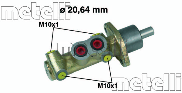 METELLI Galvenais bremžu cilindrs 05-0461