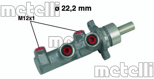 METELLI Galvenais bremžu cilindrs 05-0479