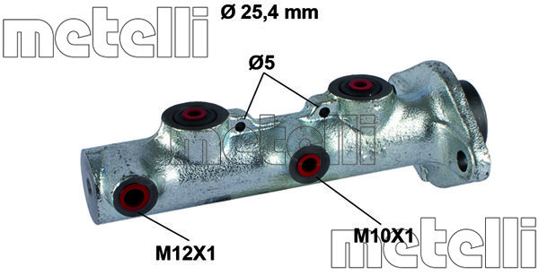 METELLI Главный тормозной цилиндр 05-0500