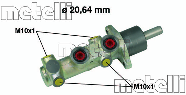 METELLI Galvenais bremžu cilindrs 05-0525