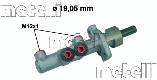 METELLI Главный тормозной цилиндр 05-0537