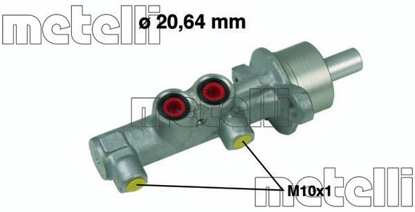 METELLI Galvenais bremžu cilindrs 05-0538