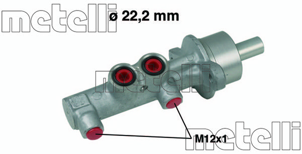 METELLI Galvenais bremžu cilindrs 05-0540