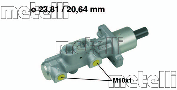 METELLI Главный тормозной цилиндр 05-0575