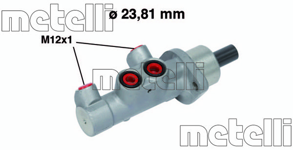 METELLI Главный тормозной цилиндр 05-0587