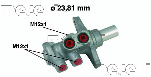 METELLI Главный тормозной цилиндр 05-0639