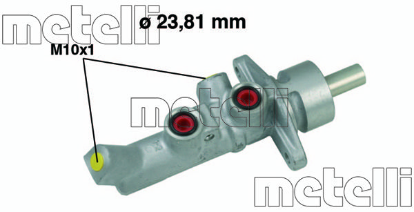 METELLI Главный тормозной цилиндр 05-0647