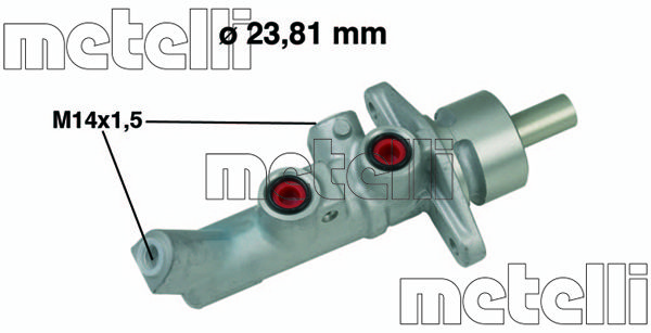 METELLI Galvenais bremžu cilindrs 05-0648