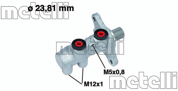 METELLI Главный тормозной цилиндр 05-0714