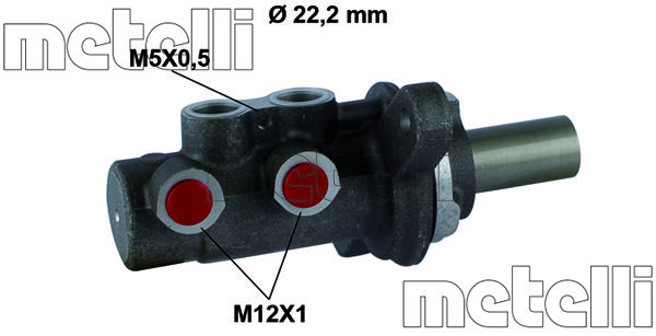 METELLI Главный тормозной цилиндр 05-0785