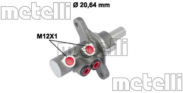 METELLI Главный тормозной цилиндр 05-0787