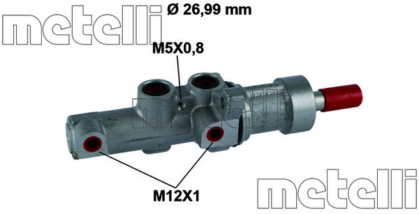 METELLI Galvenais bremžu cilindrs 05-0867