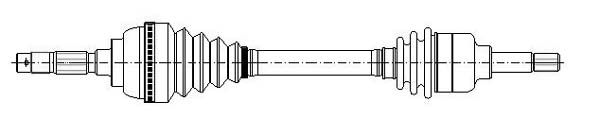 METELLI Piedziņas vārpsta 17-0410