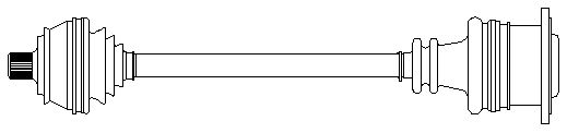 METELLI Piedziņas vārpsta 17-0943