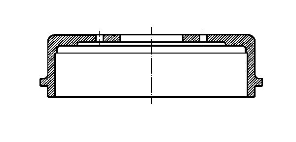 METELLI Тормозной барабан 18-0260