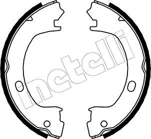 METELLI Комплект тормозных колодок, стояночная тормозная с 53-0031