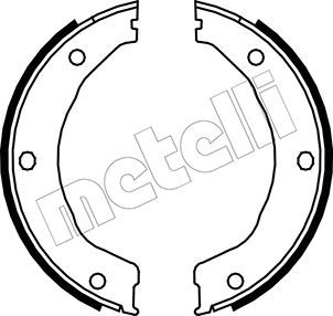 METELLI Bremžu loku kompl., Stāvbremze 53-0145