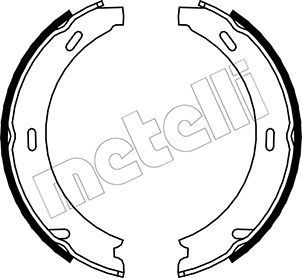 METELLI Комплект тормозных колодок, стояночная тормозная с 53-0233